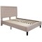 Flash Furniture Full Size Beige Fabric Platform Bed with Mattress SL-BM10-18-GG - alternate 3